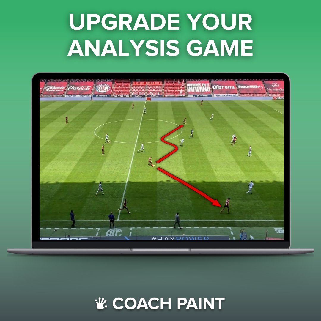 Create stunning video analyses with Coach Paint Lite and Pro. Some of the tools included in both editions are:
✅ Arrows
✅ Cursors
✅ Text tools
✅ Time counter
✅ Cut out
✅ Offside
✅ And much more

Learn more here: bit.ly/coachpaint-gen…

#videoanalysis #telestration