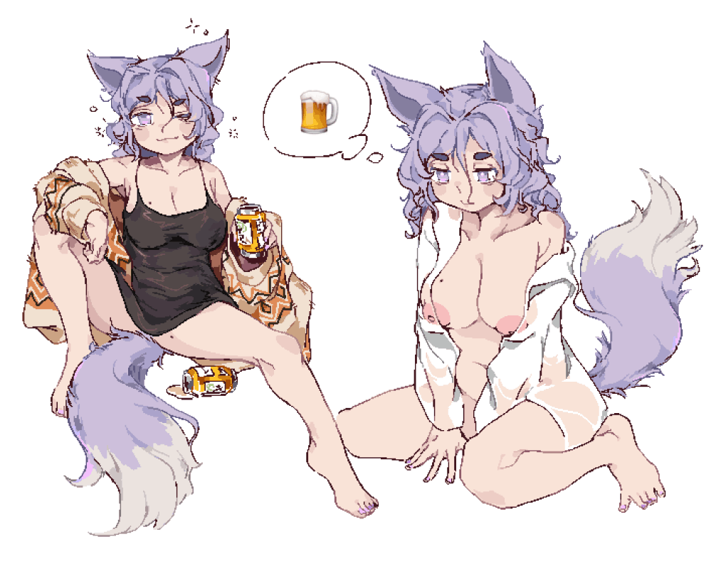 MaplMaple's tweet photo. 💜🦊🍺 https://t.co/YPy0WBDnth