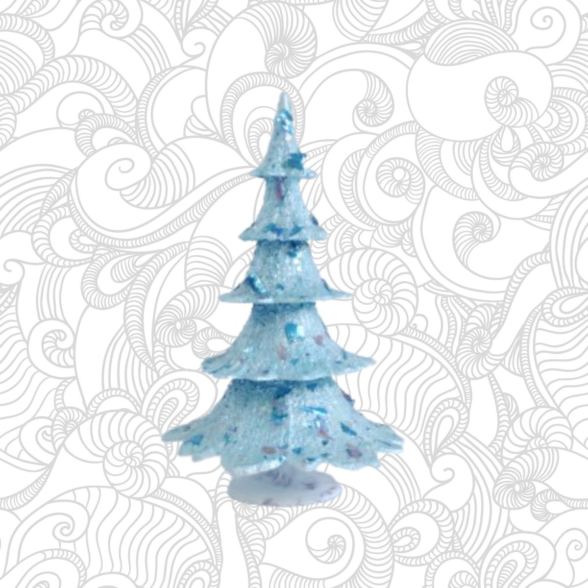 Light Blue Easter Tree, Up-Cycled Vintage Ges Plastic Tree tuppu.net/58e4a4fe #SMILEtt23 #EtsyTeamUnity #epiconetsy #SwirlingO11