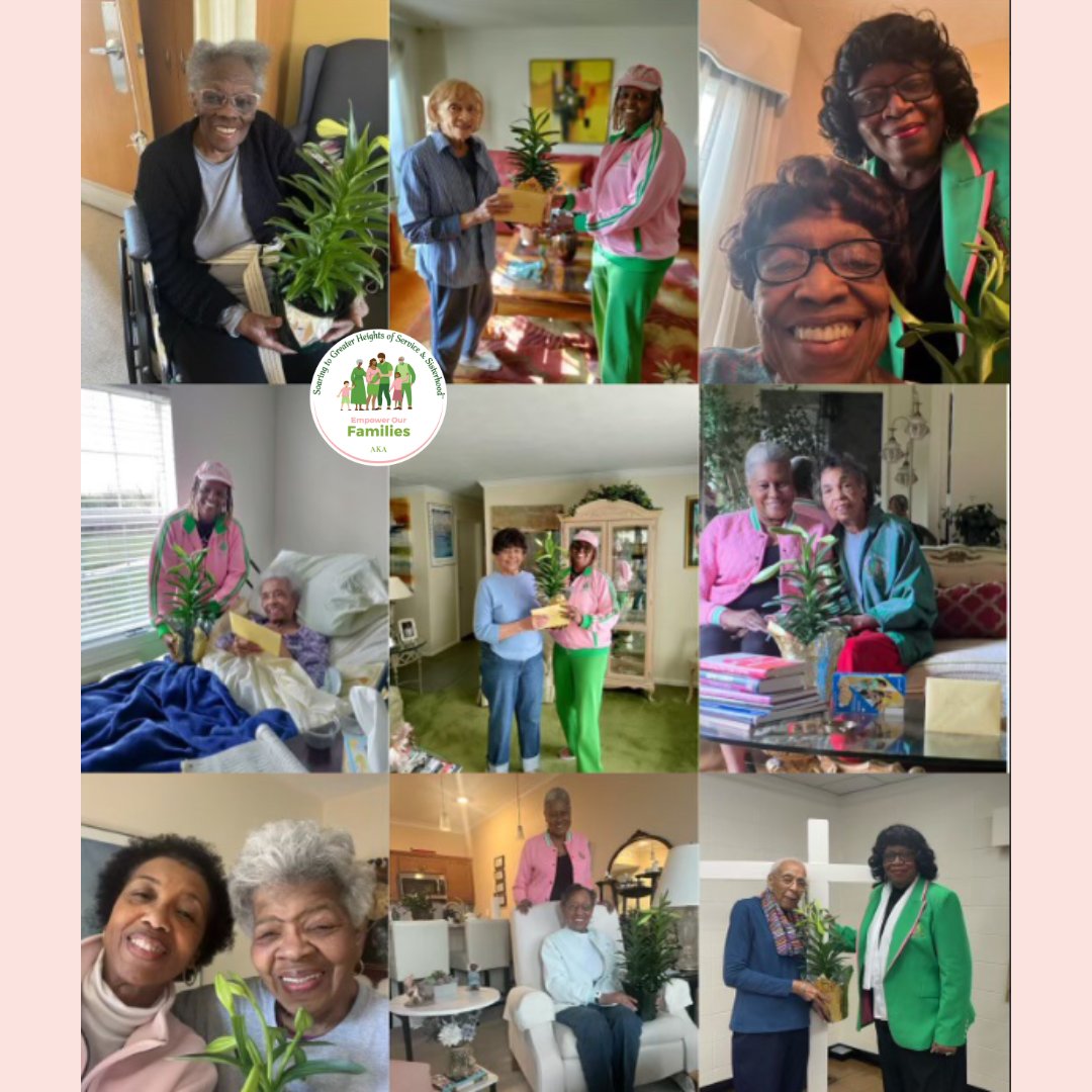 Eta Omega sisters empower our families by addressing child hunger and promoting positive youth development and leadership, mental well-being, and senior life.
#SoaringAboveAndBeyondInService102Years
#EmpowerOurFamilies
#ExceptionalElegantElevatingETAOMEGACHAPTER