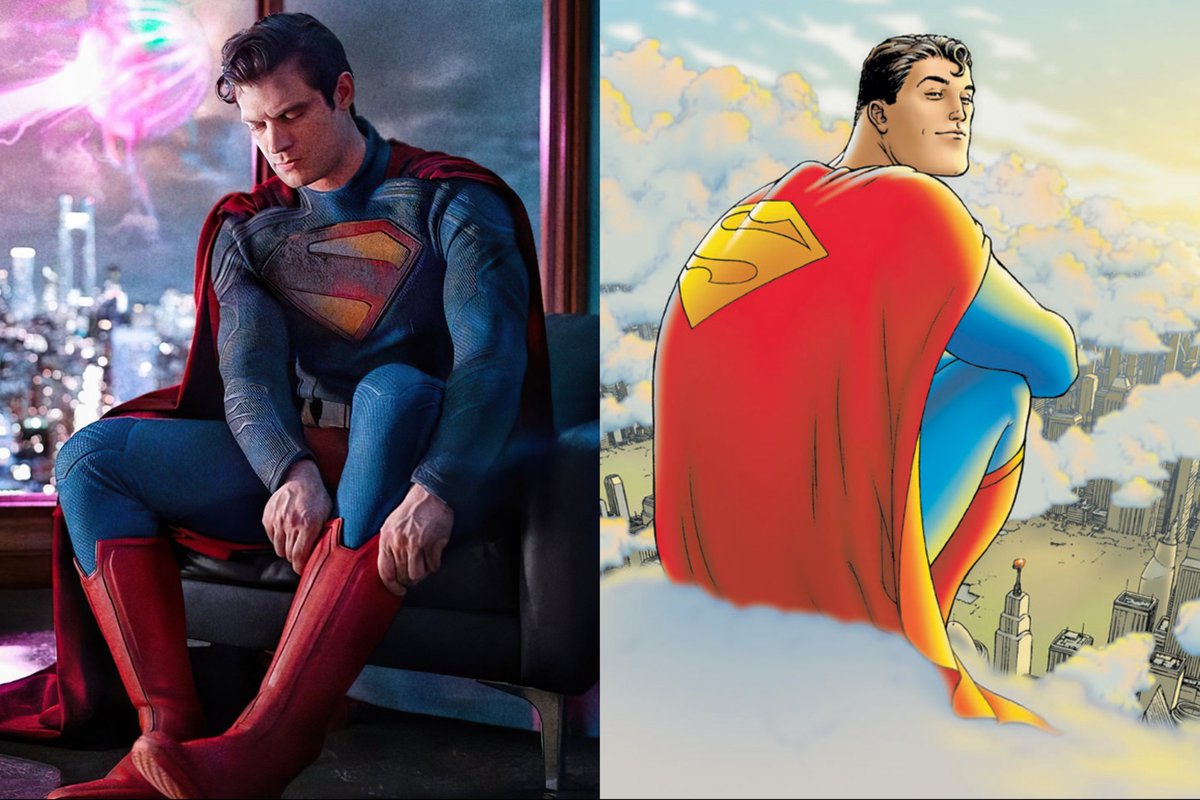 Why I *love* the first official picture of SUPERMAN (2025) [A THREAD]