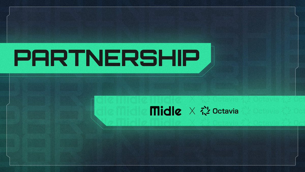 NEW PARTNERSHIP: @OctaviaToken 🔥

🤝 We thrilled to announce a partnership with Octavia, your cutting-edge AI assistant designed to help you with your crypto needs.

Get ready for the Octavia Campaign on Midle.io!