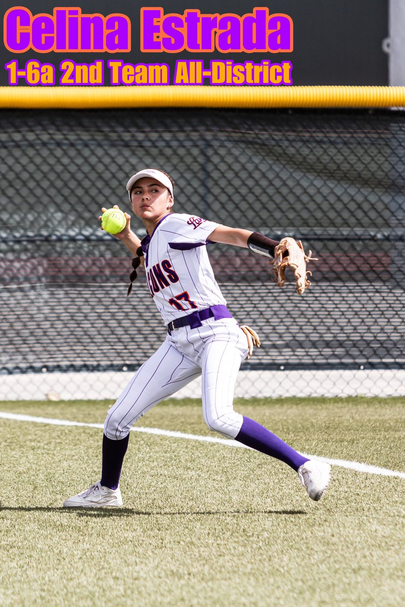 Shout out to Celina Estrada @EastlakeSoftba1 for earning 2nd Team All-District(1-6a)
