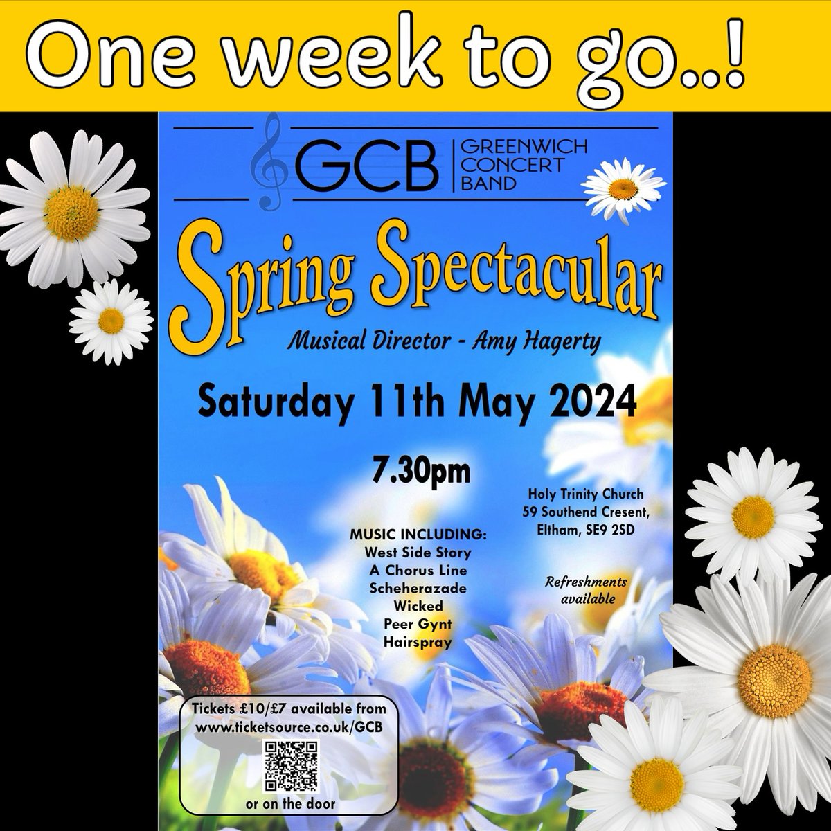 Greenwich Concert Band 'Spring Spectacular' concert on Saturday