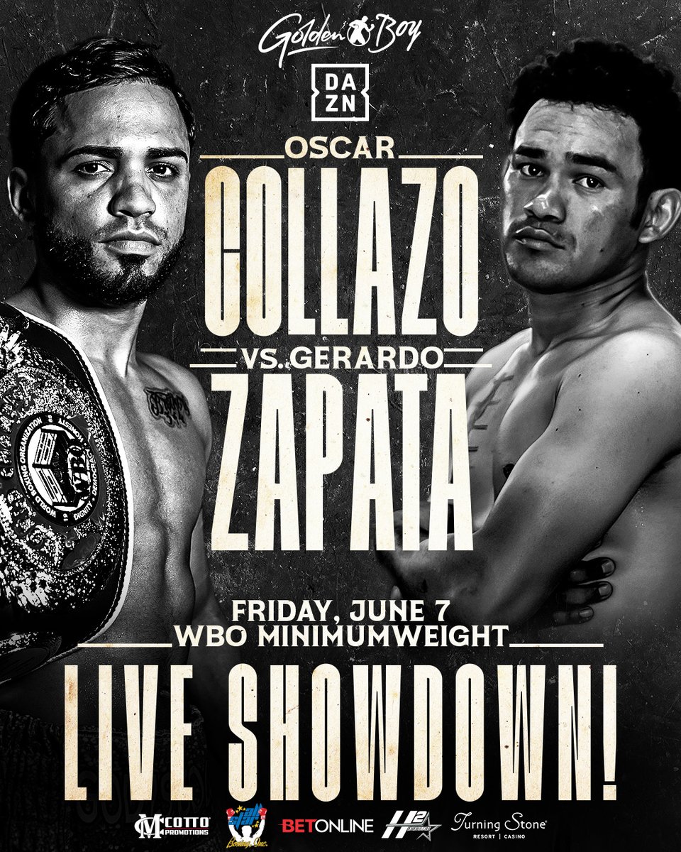 One Month Away from action on Hall of Fame weekend 👊💢 🎟️: bit.ly/3UFiNmS #CollazoZapata | LIVE on DAZN