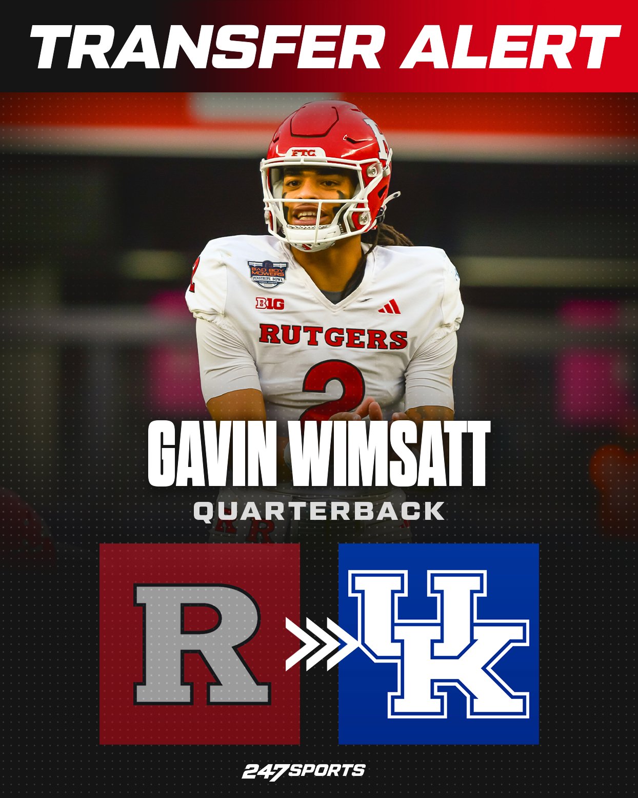 247Sports on X NEWS Former Rutgers QB Gavin Wimsatt has committed to Kentucky. Wimsatt a Kentucky native was a 4 recruit in the class of 2021. https t Pdg3s6clBm https t Oy8mTUTg44 X
