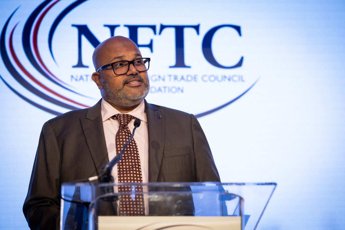 #ICYMI: Assistant Secretary Venkataraman delivered remarks at the @NFTC ’s 2024 World Trade Dinner & Awards Ceremony, highlighting ITA’s commitment to supporting innovation, job creation, and opportunities for businesses of all sizes through #trade. trade.gov/feature-articl…