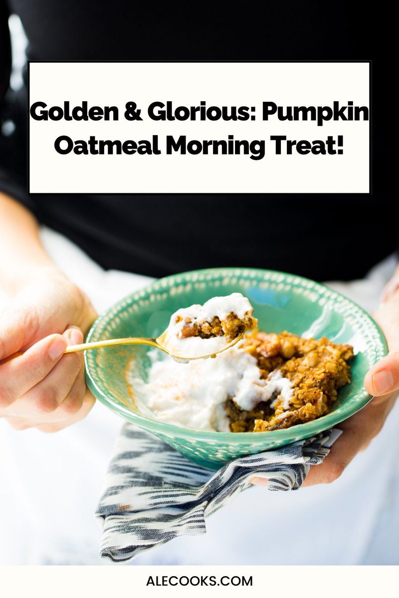 Fall in Love with Baked Pumpkin Oats! ❤️🍁|AleCooks | Savor the flavors of fall with each spoonful. This baked oatmeal is a love letter to pumpkin aficionados everywhere!
alecooks.com/pumkin-spice-b…