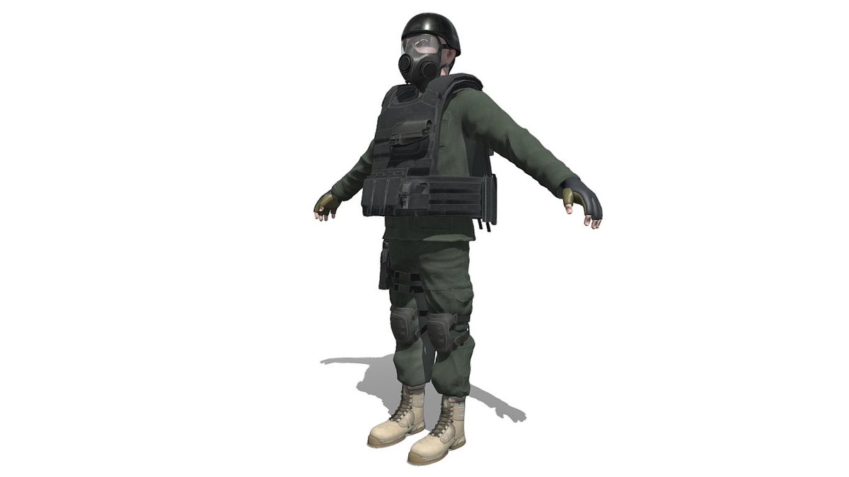 #3d Counter Terrorism rigged character, only $10, ready for #GameDev #3dAnimation #VirtualProduction #ExtendedReality

Sketchfab
sketchfab.com/3d-models/coun…

#Unity3d #UnrealEngine #UEFN #Godot #Mixamo #IndieDev #IndieGameDev #MadeWithUnity #UE5 #UnrealEngine5 #VR #XR #Filmmaking