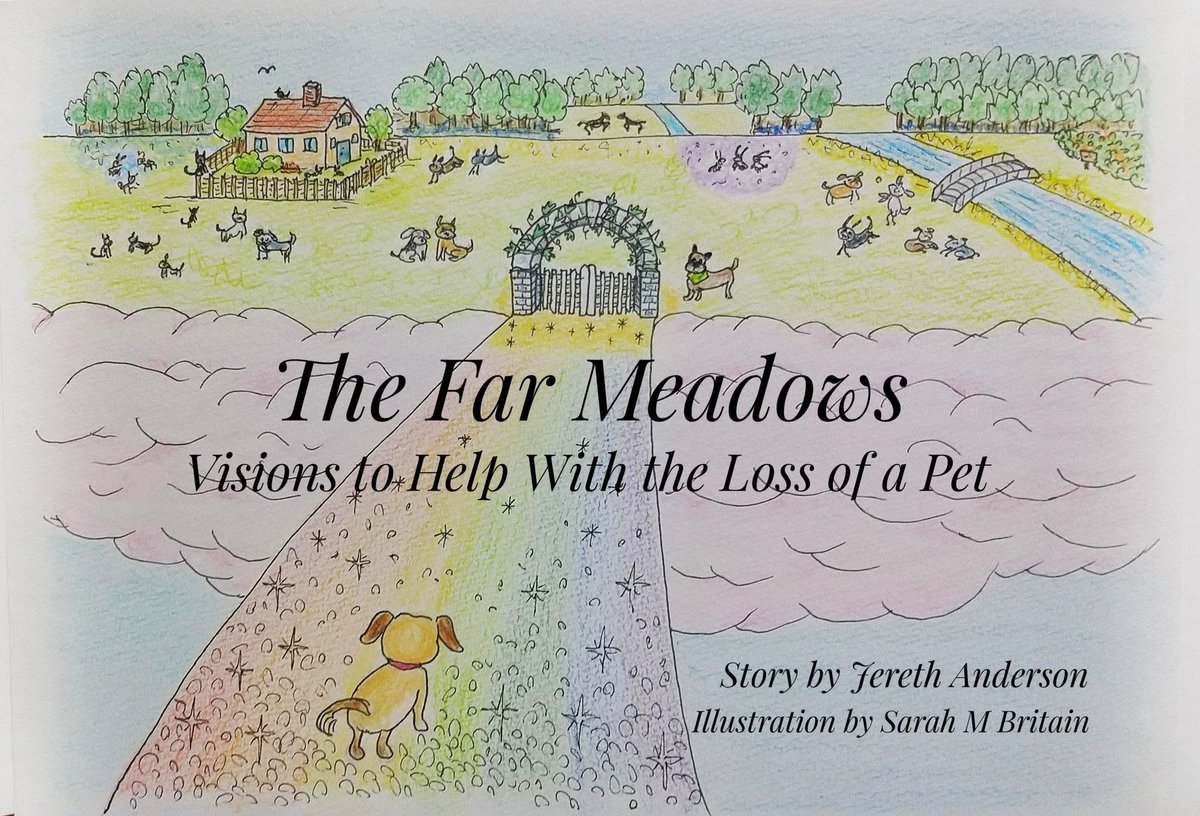 'The Far Meadows' written by Jereth Anderson &amp; illustrated by me, Sarah M Britain, paperbacks available on The Great British Book Shop for UK and the world ppl.
For US ppl, ebook &amp; PB available on Barnes &amp; Noble.
Link in the tweet below.

#OTRB #kidlitart #kidlit #picturebook