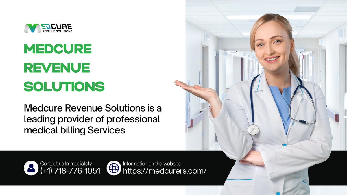 Revolutionizing healthcare finance with Medcure RS! 💰 Explore our expert medical billing services and unlock streamlined revenue cycles for your practice. #MedcureRS #MedicalBilling #HealthcareFinance