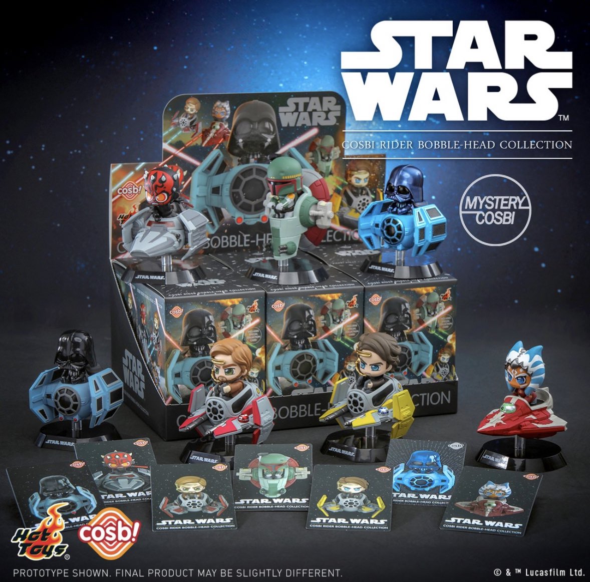 These are cute, check out these new Star Wars Cosbi Riders from Hot Toys! #FPN #FunkoPOPNews #HotToys #Cosbi #Cosbaby #StarWars