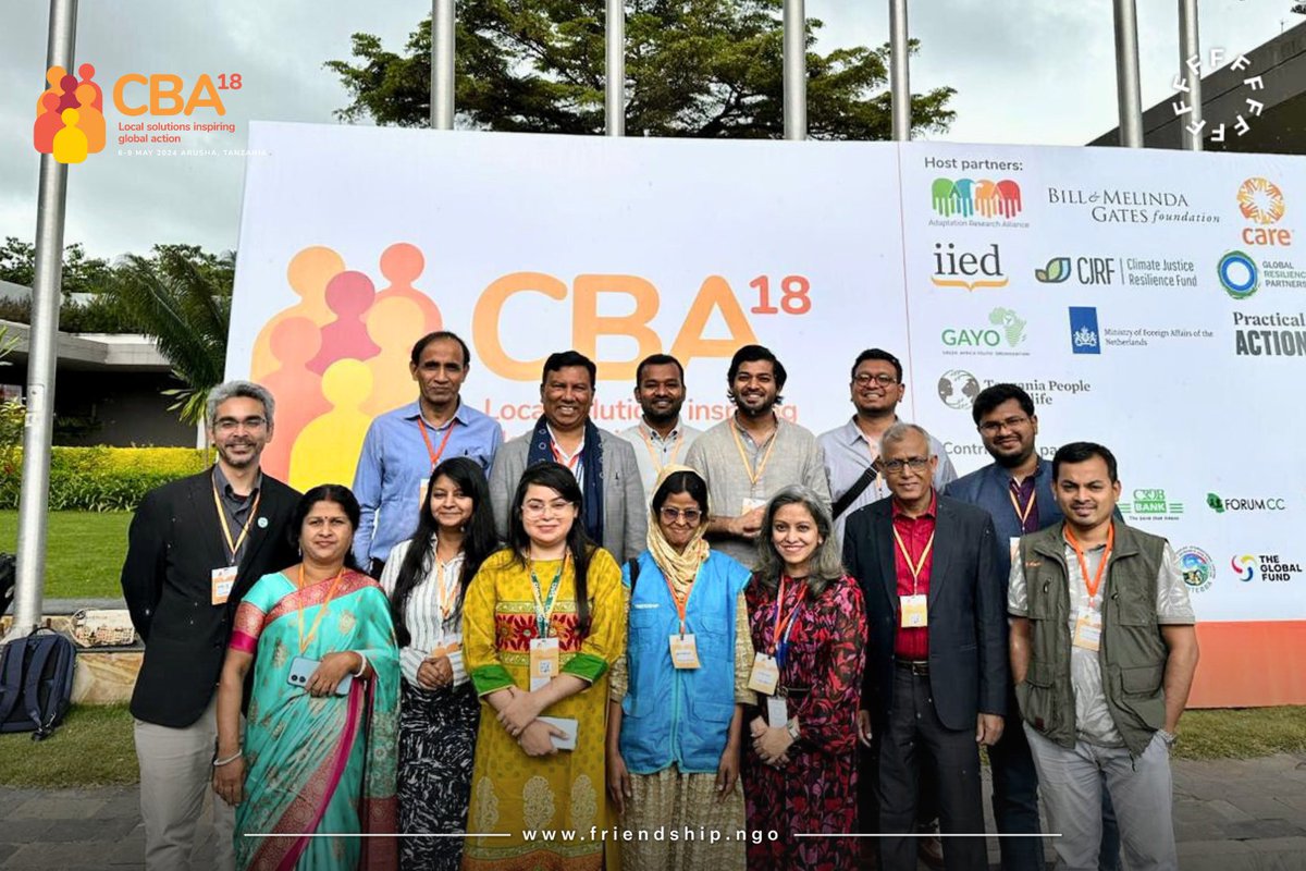 Wrapping up Day 2 of #CBA18, we are elated to share with you the entire delegation from Bangladesh! @IIED @ICCCAD @KaziAmdadbd @runakhan_ed #SDG13 #SDG17 #LLA #ClimateResilience #ClimateAction 🇧🇩 @CJRFund @gatesfoundation @PracticalAction