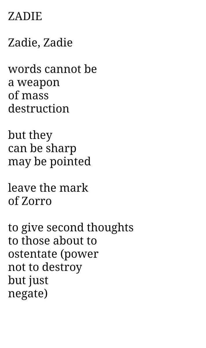 ZADIE #zadiesmith #satire #poem #poetry #studentprotests