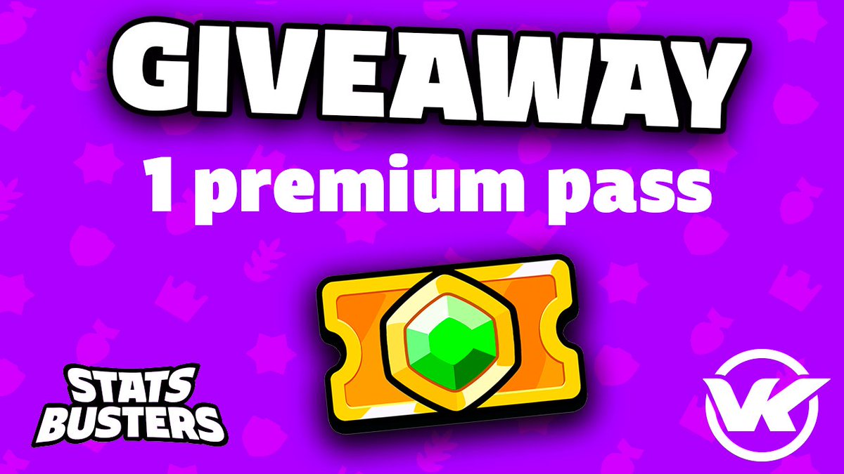 GIVEAWAY : Gagnez 1 pass premium pour #squadbusters ! 🏆💎
Comment ?
1/ RT ce post
2/ Follow @StatsBustersx 
3/ Subscribe > Vosk sur Youtube youtube.com/channel/UCneEA… NO FOLLOW = NO WIN

Bonne chance ! Tirage le 14 mai ! 🔥🍀