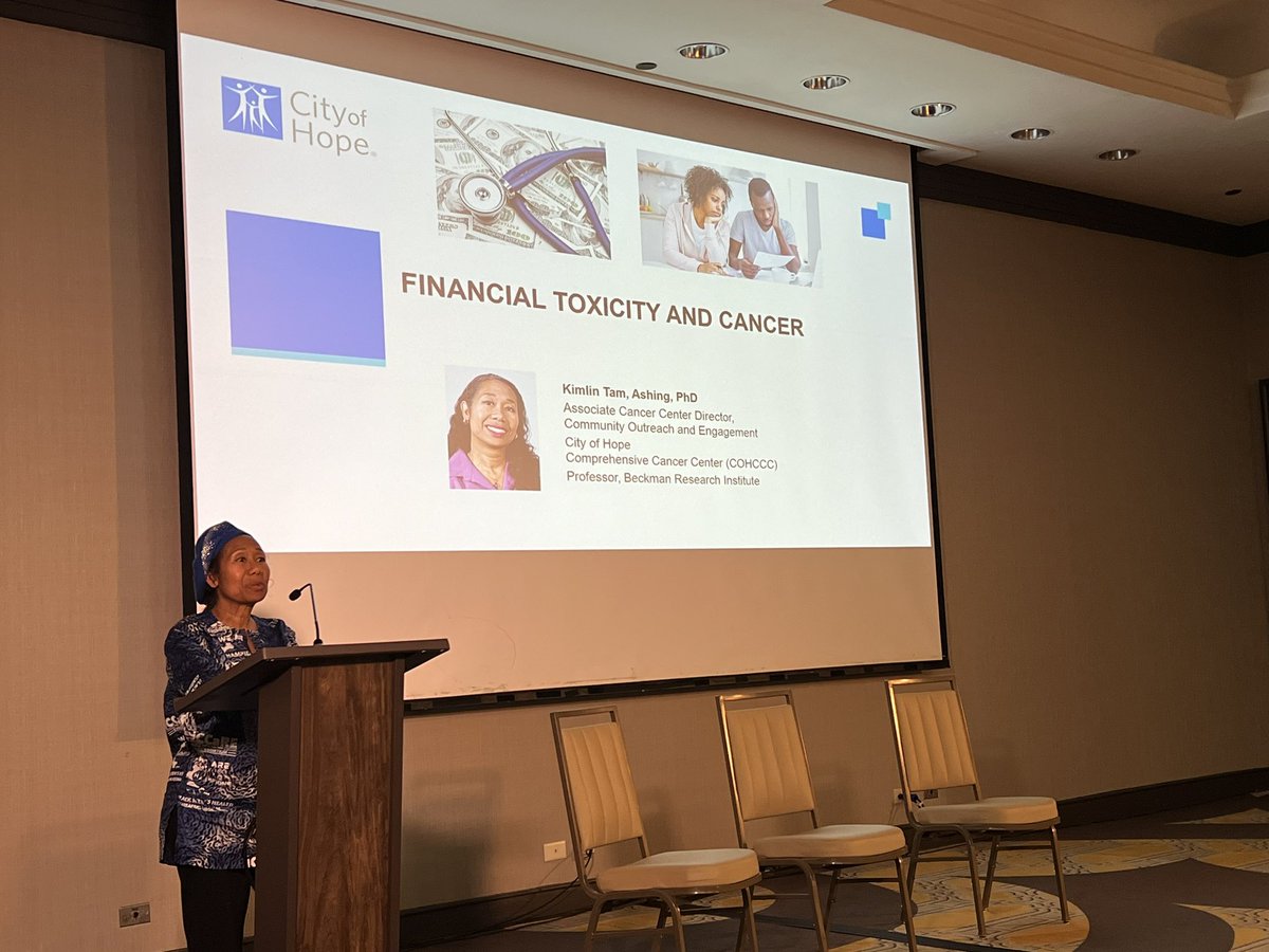 Ongoing: @iCCaRE4BlackMen Science of Survivorship is 🔥🔥🔥Dr. Kimlin Ashing, #iCCaRE MPI, discussed financial toxicity in #prostatecancer survivorship. #iCCaRe