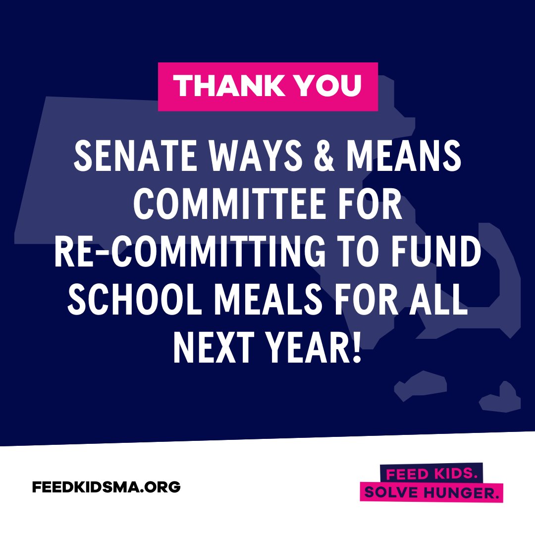 1/2: Today, the Senate Ways & Means released its budget proposal for the next year. Great news! The budget includes $170 million for #SchoolMealsforAll and full funding for Project Bread’s FoodSource Hotline and Child Nutrition Outreach Program. #FeedKidsMA #MakeHungerHistoryMA.