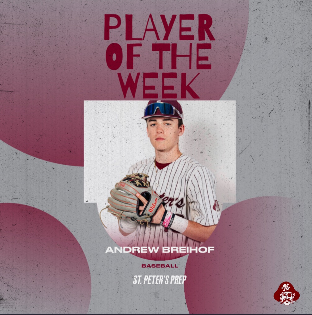 NJ.COM Hudson County Player of the Week (April 29-May 5) Congratulations Andrew!!