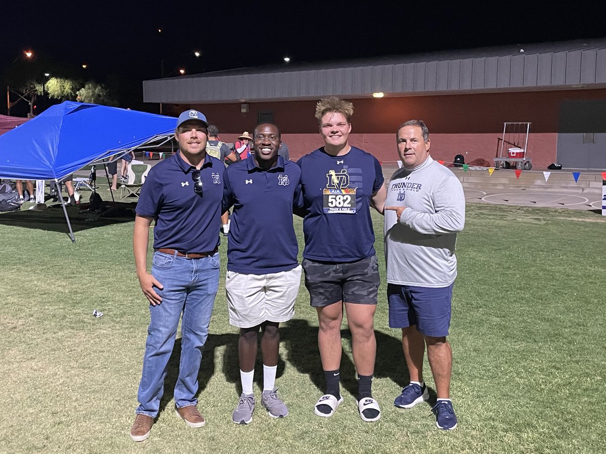 DV Throws has been blessed with some special athletes over the years.  This past weekend, Owen Lee joined an elite group of DOUBLE Div 1 Champions…Including two of his coaches(Torrey Hickel &amp; Deshon Toney) and current Thunder Throws teammate, Hayden Gorovitz.
THUNDERSTRONG💪🏼👊🏼👊🏼