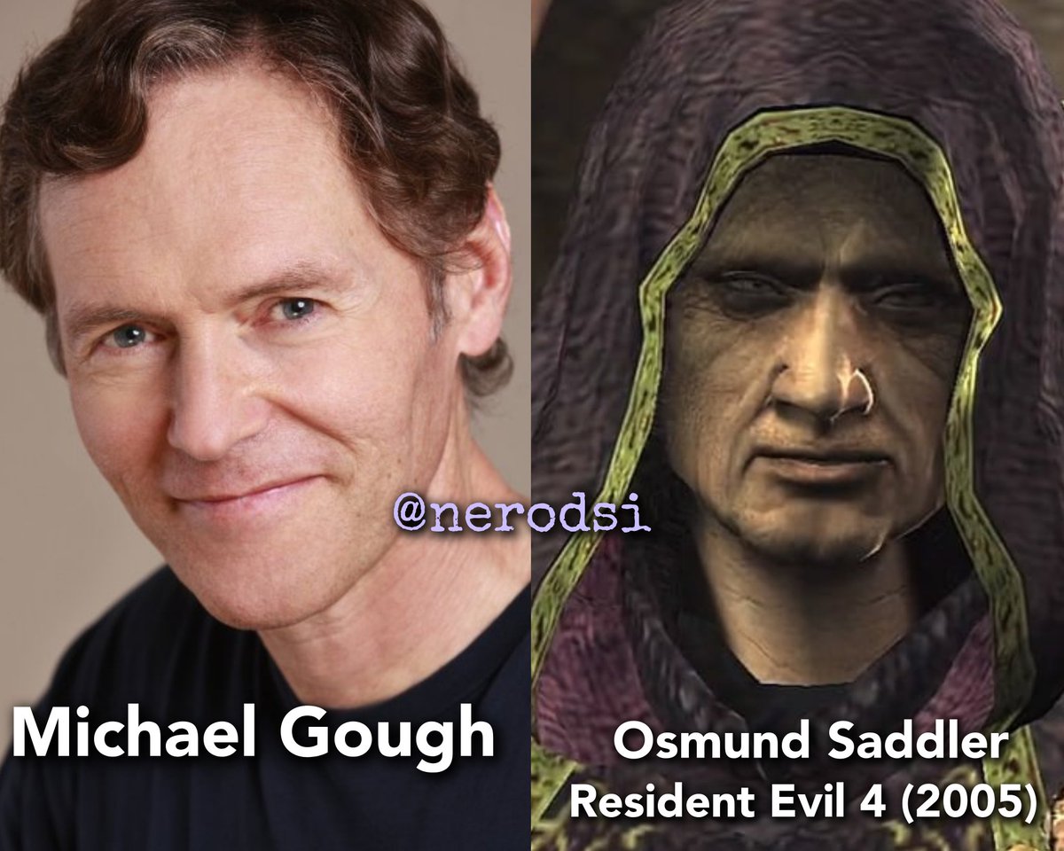 Michael Gough is the voice actor for Osmund Saddler in Resident Evil 4 (2005) 

(Made by me) 

#ResidentEvil #REBHFun #REBH28th #RE #RE4 #ResidentEvil4 #Biohazard #OsmundSaddler #survivalhorror #Capcom