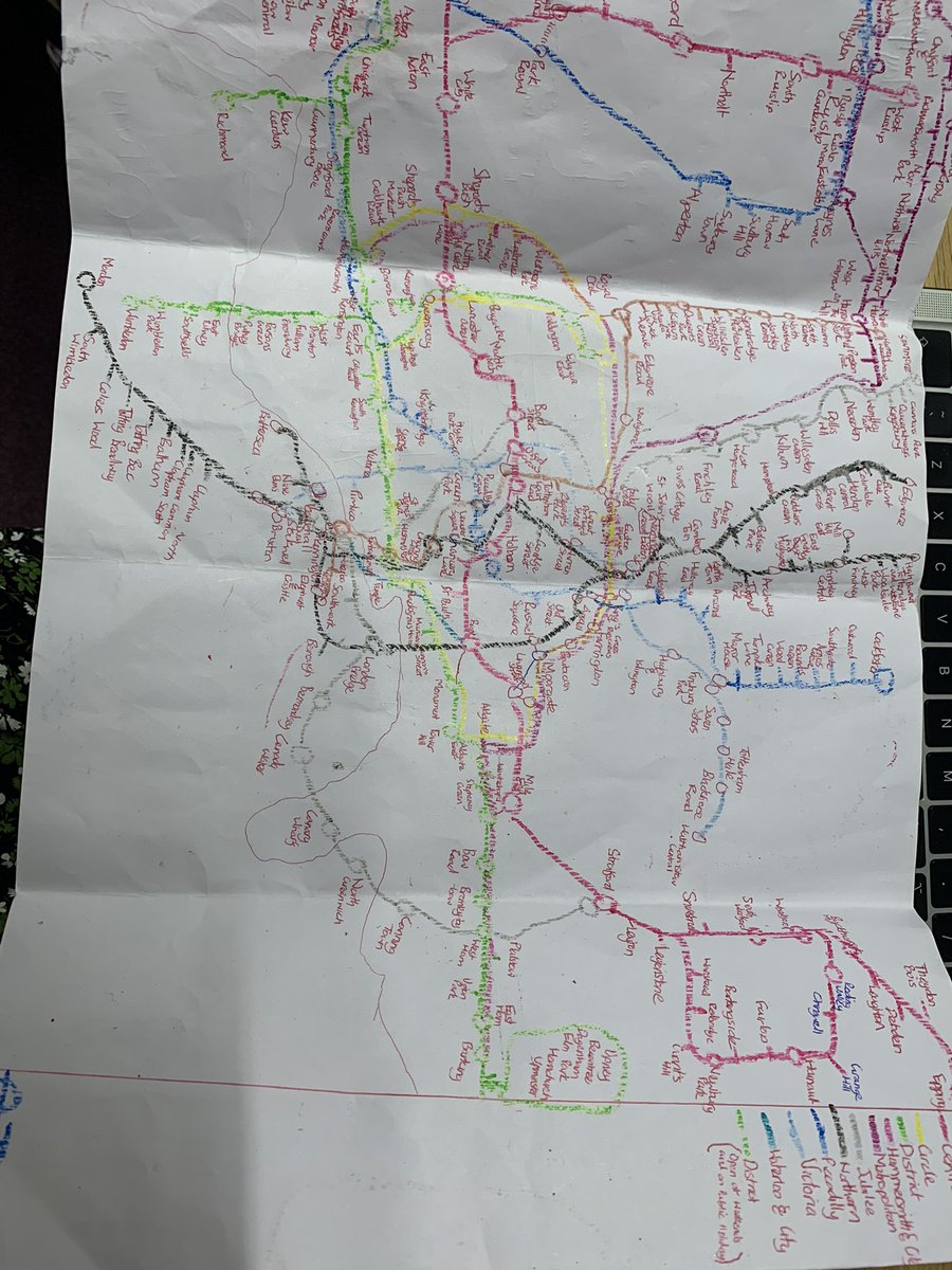 HerbMorrPriSch's tweet image. Absolutely blown away by this stunning tube map drawn by a talented Year 4 student! 🚇🎨 #YoungArtist #ImpressiveWork #TubeMapArt