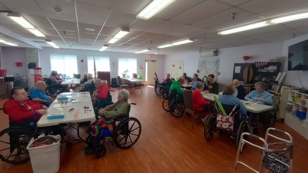 Westfield residents are enjoying an afternoon of bingo! 🎉

#AbsolutofWestfield #AbsolutCare #NursingHomes #Bingo