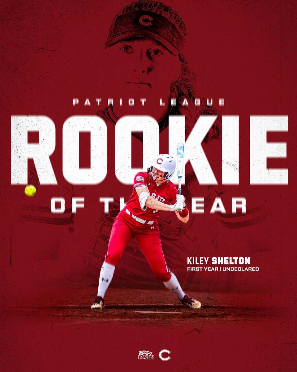 No surprises here 🤷‍♀️ @KileyS_20’s legendary rookie season comes to a close… 💣 Tied for most HRs in the @patriotleague (8) 🏆 Broke the single-season first-year RBI record (38) 💥 Most hits among all @patriotleague rookies (51) #GoGate