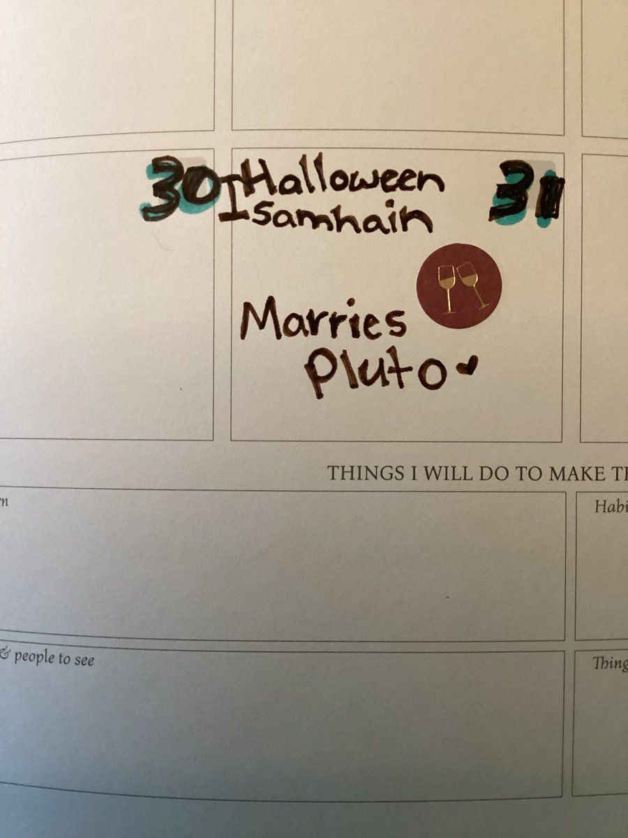 Mark your calendars for the upcoming nuptials 
@plutoniancult