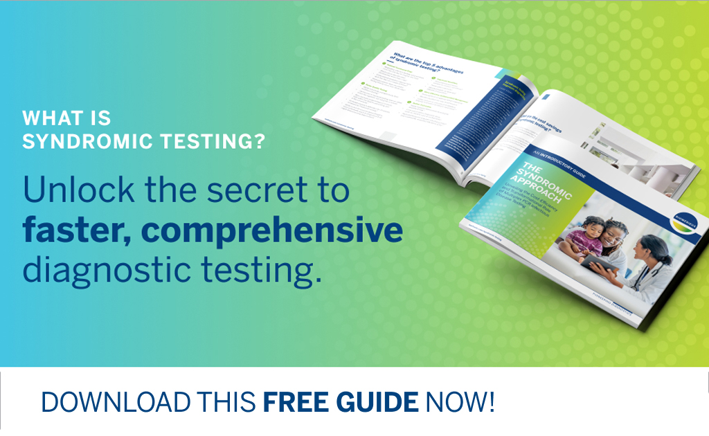 Syndromic testing gives you the information you need to make informed diagnostic decisions during patient visits, even when symptoms are overlapping or unclear. Want to learn how #syndromictesting can transform your practice? Download our full guide 👉 bit.ly/44xhpWC