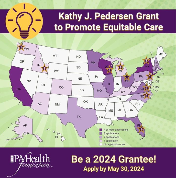 Board Certified PAs and PA students are invited to apply for the Kathy J. Pedersen Grant to Promote Equitable Care through the @nccpahealthfdn. Two awards up to $5,000 each are available for this year’s funding cycle. Learn more ➡️ bit.ly/44oIbQQ