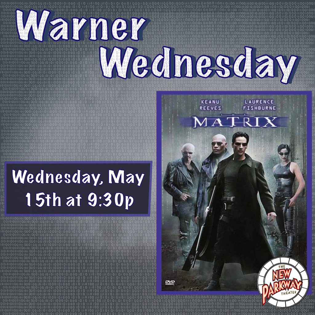 THE MATRIX (Warner Wednesday) will be playing at the New Parkway on Wednesday, May 15th at 9:30p! 💊 Ticket link in bio! #matrix #neo #morpheus #bluepill #redpill #battle #trinity #bayarea #oakland #movie #film #movietheater #theater #wednesday