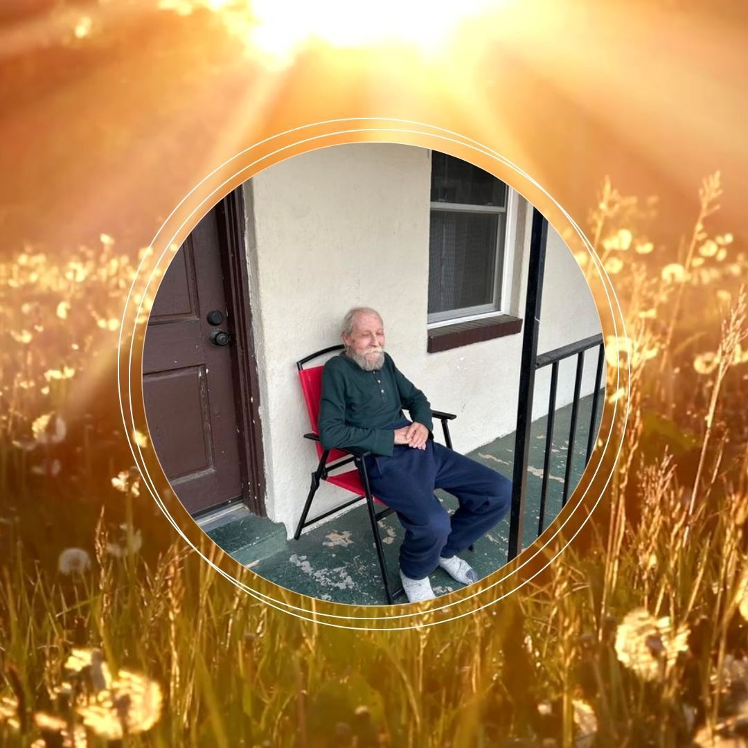 Sometimes something as simple as a chair to enjoy the fresh air can improve someone's outlook. Thank you to our volunteers for donating not one, but two chairs. So our veteran can enjoy the fresh air with company. #NoRedTape #supportveterans