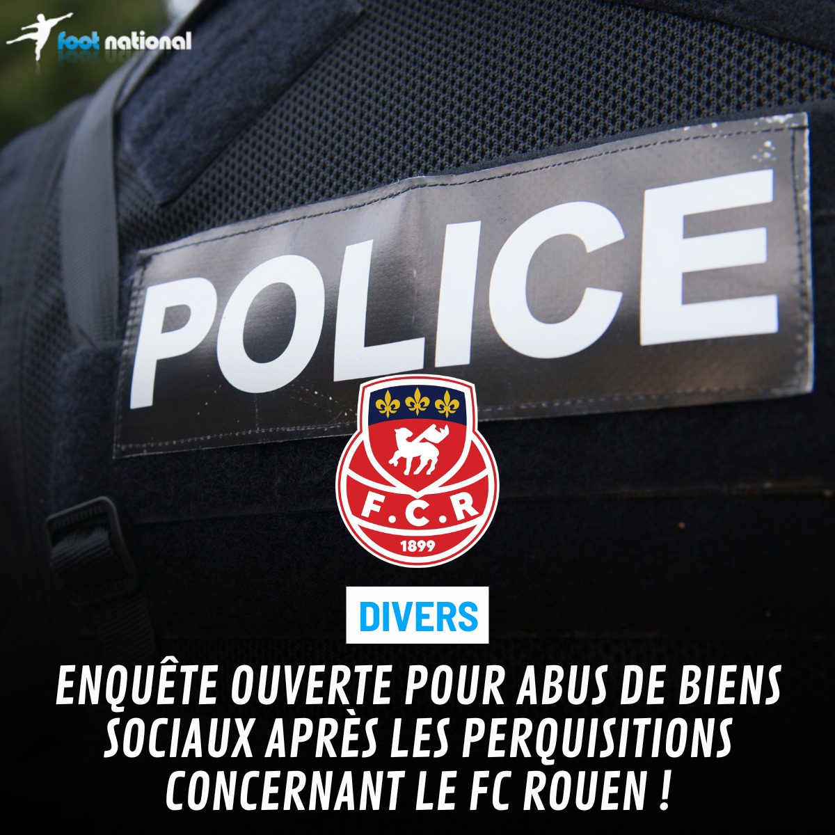 Après les perquisitions du jour, le FC Rouen a vu une enquête être ouverte pour abus de biens sociaux par le Parquet de Rouen 😱⚖️ Toutes les infos 👉 tinyurl.com/mwc9fuyy