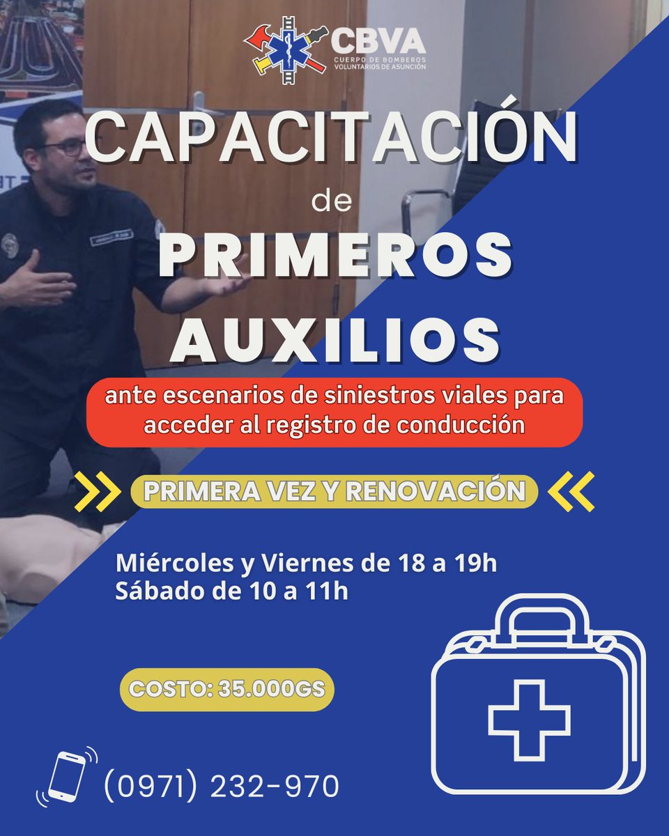 Cuerpo de Bomberos Voluntarios de Asunción tweet media