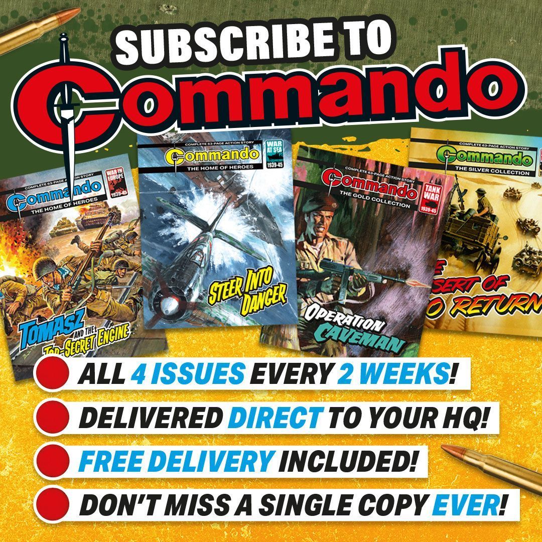 Subscribe to Commando today! We offer Overseas subscriptions too! Get your subscription here: buff.ly/2zfiQyu - QM