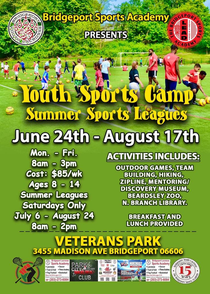 Register now for the Bridgeport Sports Academy Youth Sports Camp! Don't miss out on this exciting chance to join in the fun. There's something for everyone to enjoy! ⚽📚 Sign up here: https:/bridgeportsportsacademy.sportngin.com/register/form/792817409