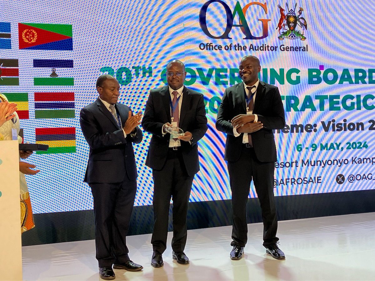 .@OAG_Uganda is rewarded for the best performance audit in @AFROSAIE in 2023. The prize encourages the development of performance audit and highlights the efforts made by individual performance auditors. Read the winning report here: buff.ly/3JT7IIw