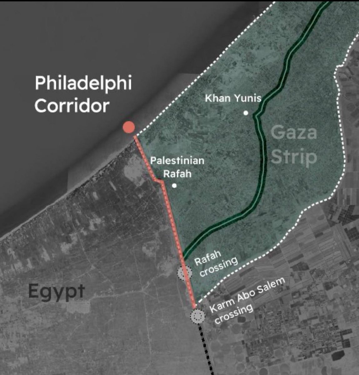 RT @swilkinsonbc 'The israelis are now in control of the entire Philadelphi Corridor on the Egyptian border in Gaza & wholly in breach of the Egypt-israeli accords '