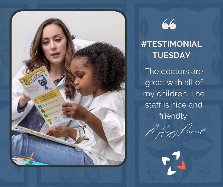 It's #testimonaltuesday

Today's post highlights the team at Community Health Northwest Florida Pediatric Care at Jackson Street.

'The doctors are great with all of my children. The staff is nice and friendly. I highly recommend taking your children here.”- A Happy Parent