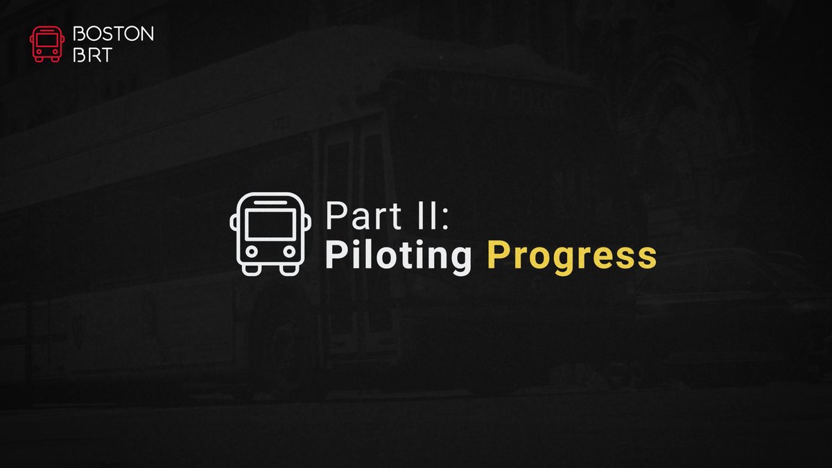 Piloting progress: BRT features were put to the test on current MBTA bus routes—from tackling the slowdowns riders face when getting on the bus to dedicating travel lanes to buses to keep them out of traffic. 🚧 🚍Watch the video: barrfoundation.org/strategies/bos…