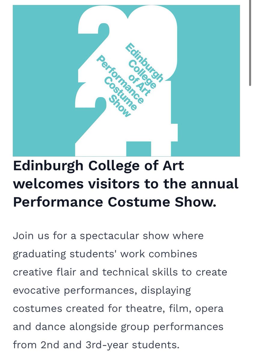 Brilliant first day of rehearsals directing and choreographing the @eca_edinburgh Performance Costume Show 2024 ahead next week’s show The costumes are outstanding! eca.ed.ac.uk/event/eca-perf…