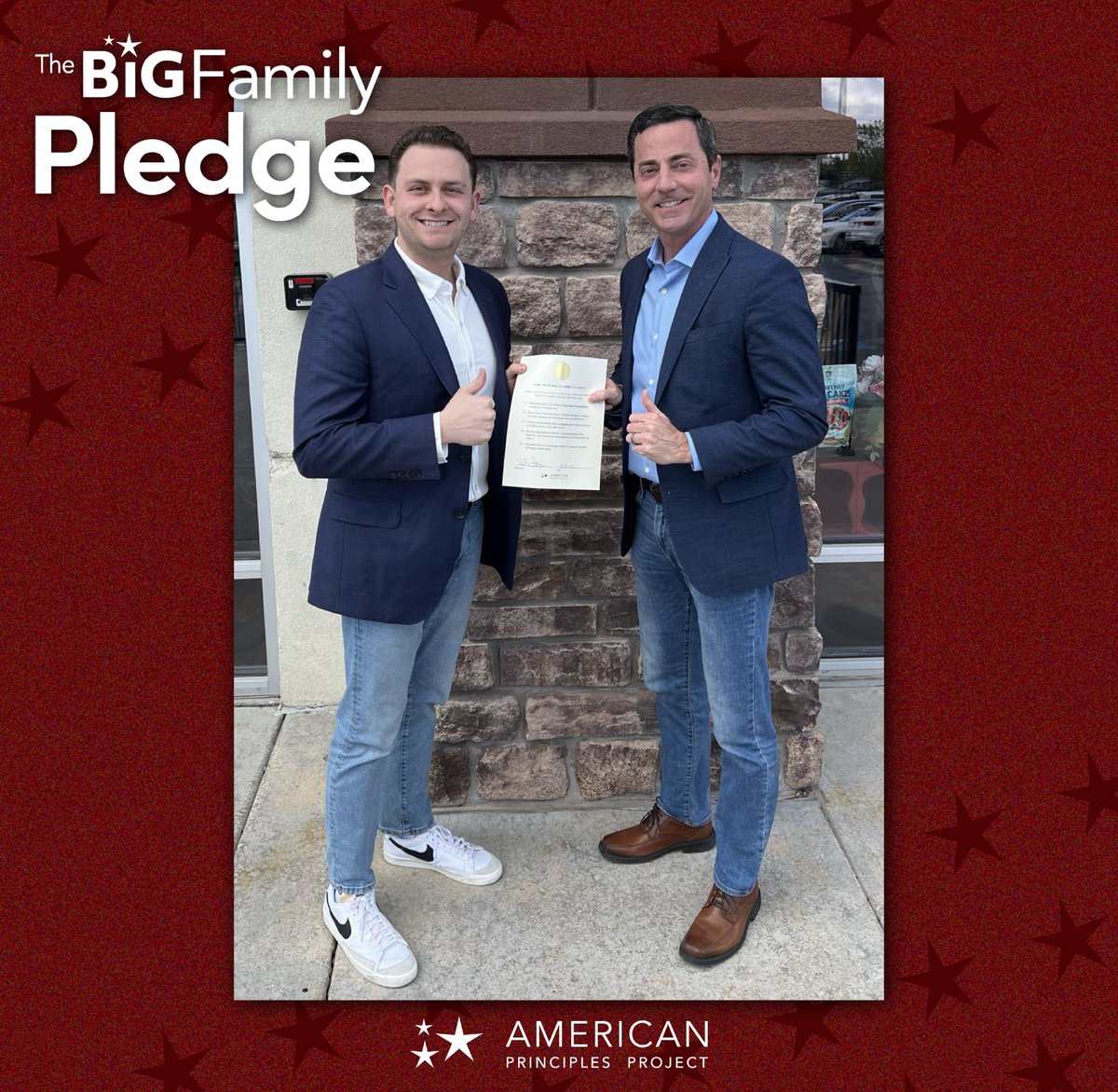 Thank you, @MayorStaggs, for signing our Big Family Pledge! Trent will be a strong fighter for families in the U.S. Senate.