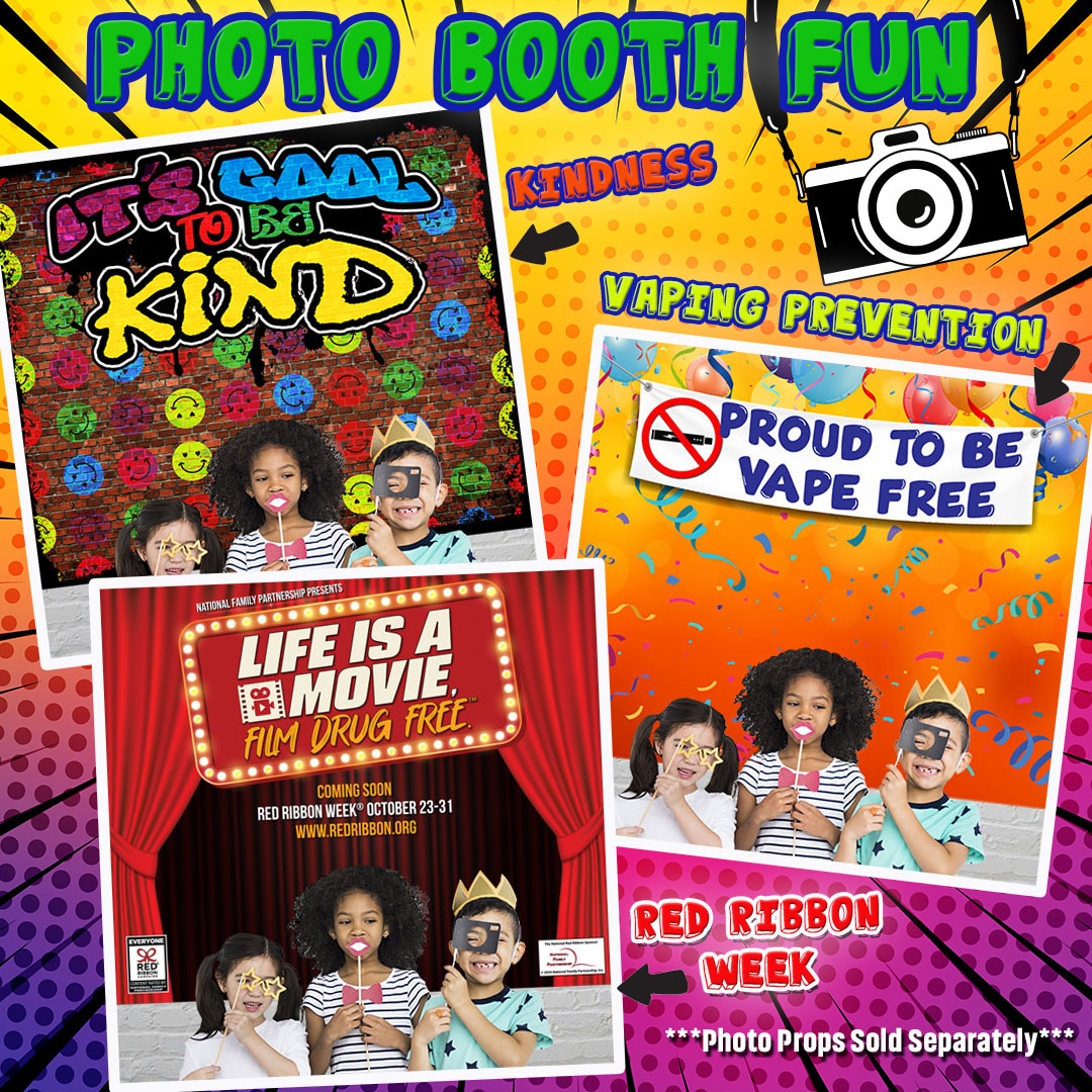Looking for a fun and engaging way to raise awareness and prevention? We offer a variety of themed photo booth backdrops perfect for schools, community centers, events, and parties.
nimcoinc.com/product-catego…
#redribbonweek #kindnessmatters #VapingPrevention
