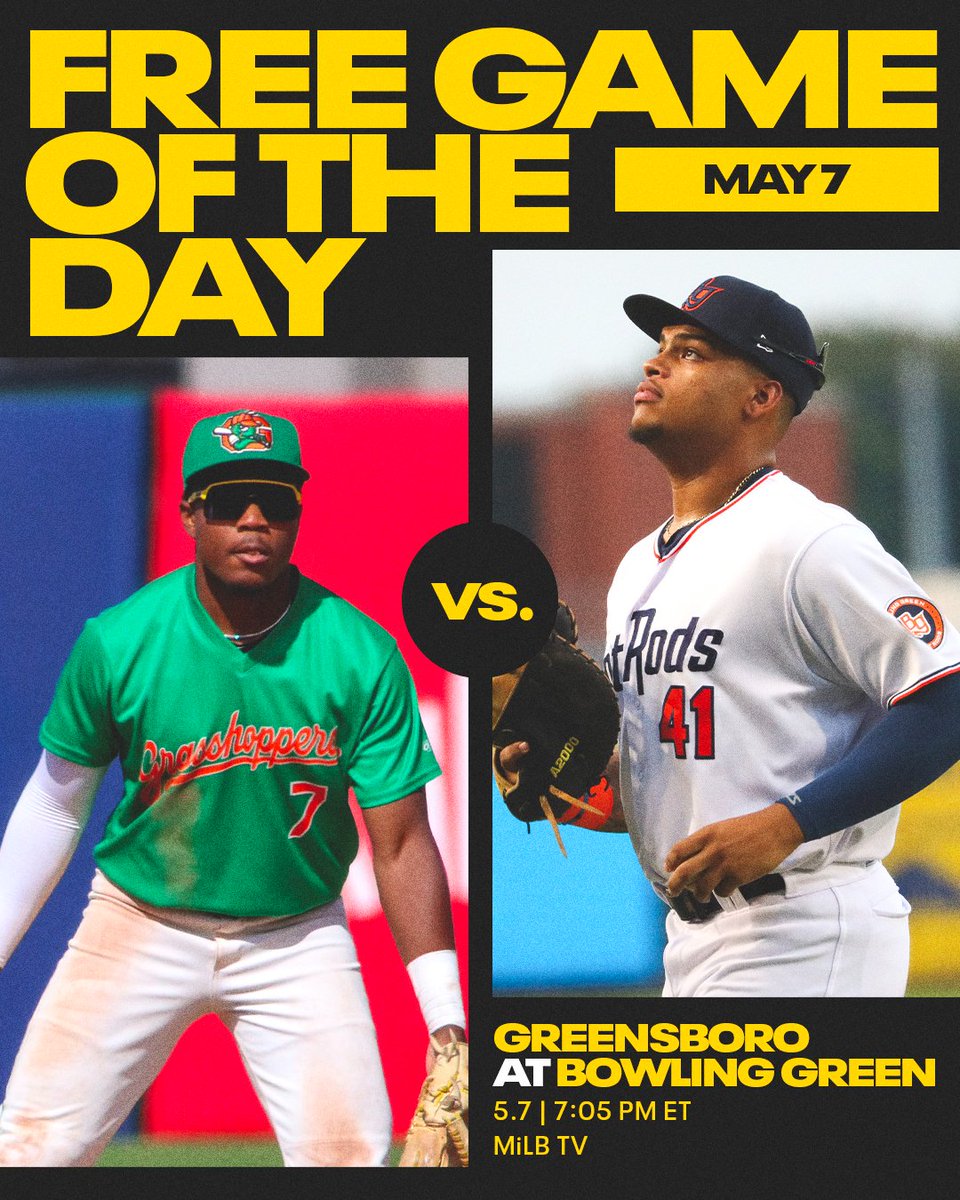 Catch @JohnsonTermarr and the @GSOHoppers in action in Bowling Green tonight for free! 📺 MiLB TV