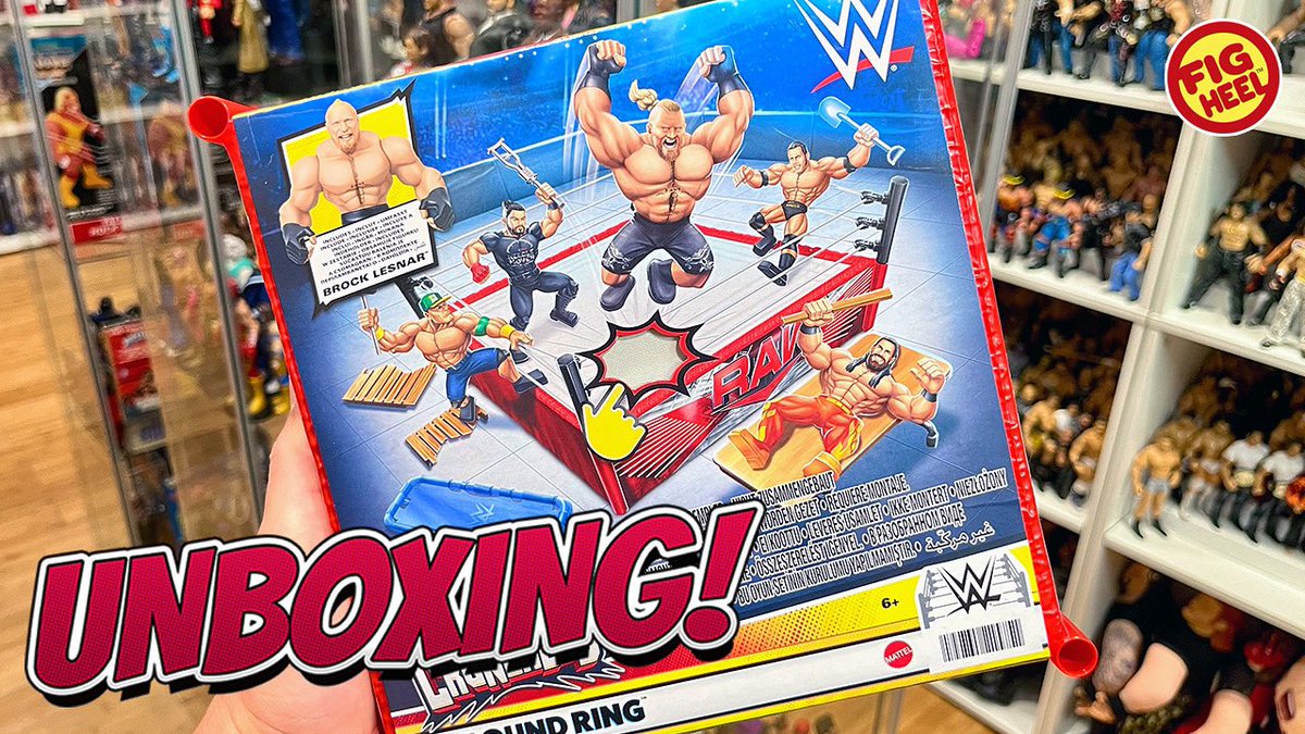 Watch me unbox the WWE Knuckle Crunchers Rebound Ring over on my YouTube channel & don’t forget to smash that subscribe button!! youtu.be/FMHEwVDFc4Y?si… #figheel #actionfigures #toycommunity #toycollector #wrestlingfigures #wwe #aew #njpw #tna