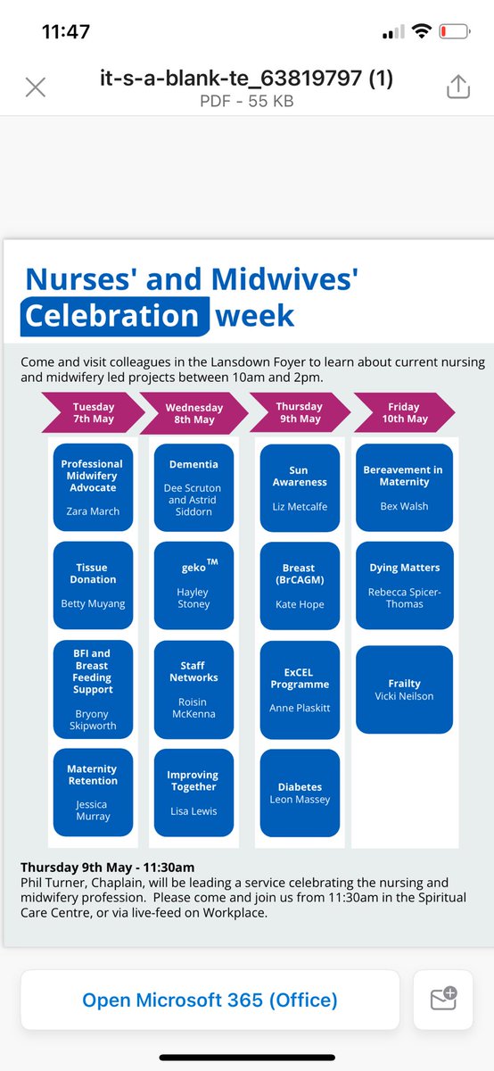 A wonderful start to our week of celebrations @RUHBath for our nurses/midwives/care staff. Showcasing their amazing work 👇 Also, today celebrating the new maternity triage area! 👍 @jasonlugg @alfredothompso