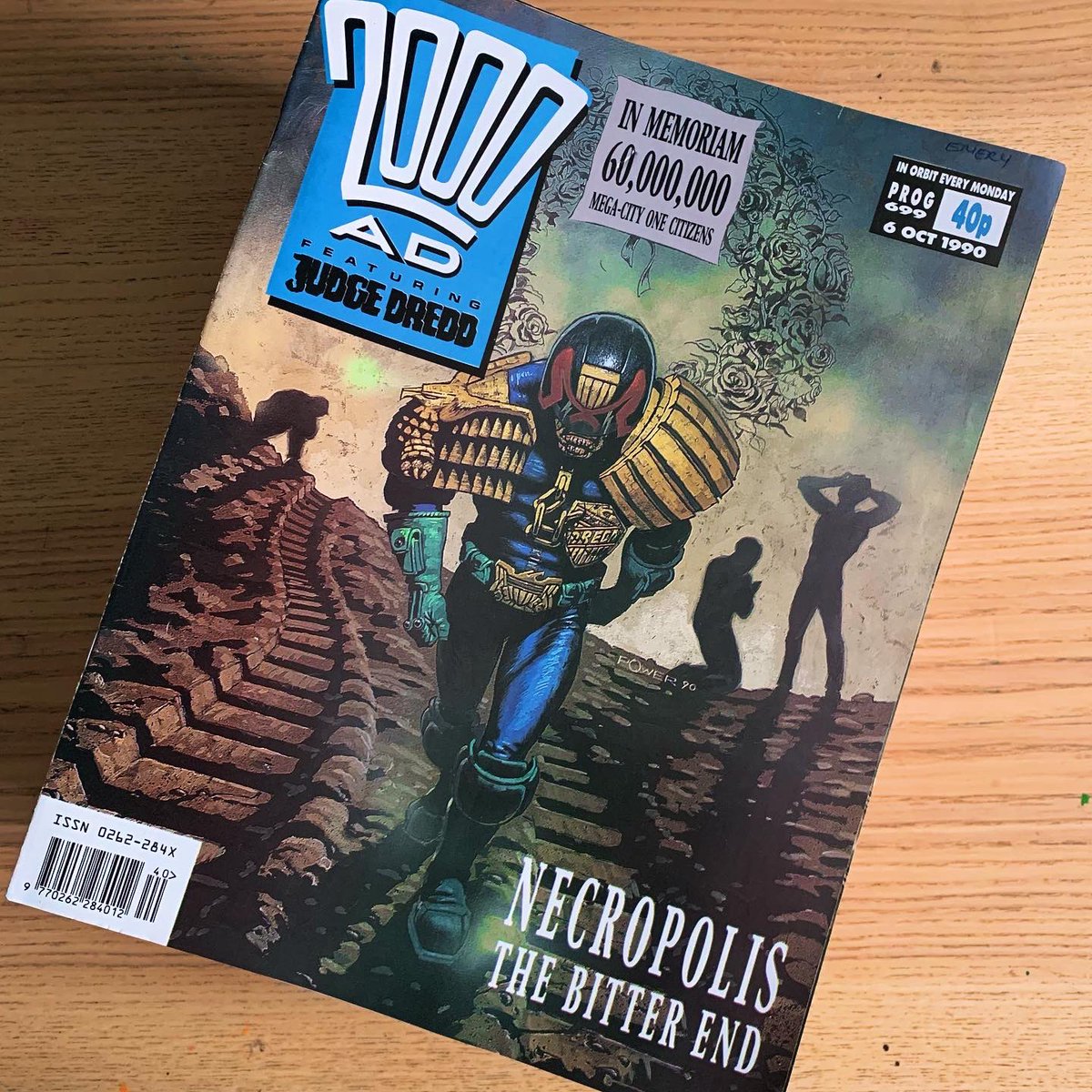 Not got a big history with 2000AD so bought 50 comics off eBay. Let’s see how this goes.