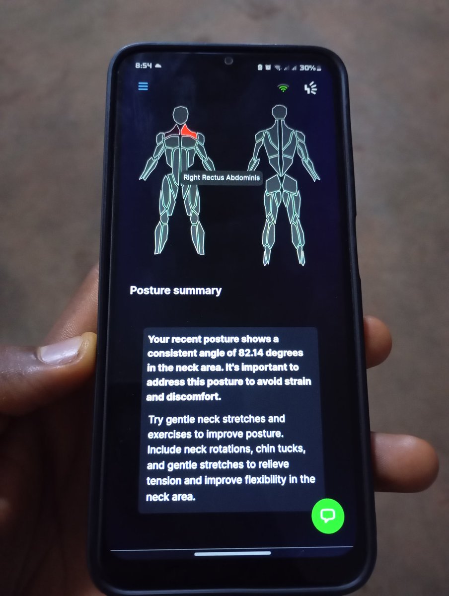 ChimdiXo's tweet image. In case you&apos;re experiencing back pain, neck pain, or any muscle pain, DevSensor is here to guide you at every step

#health #devsensor #Artificiallntelligence