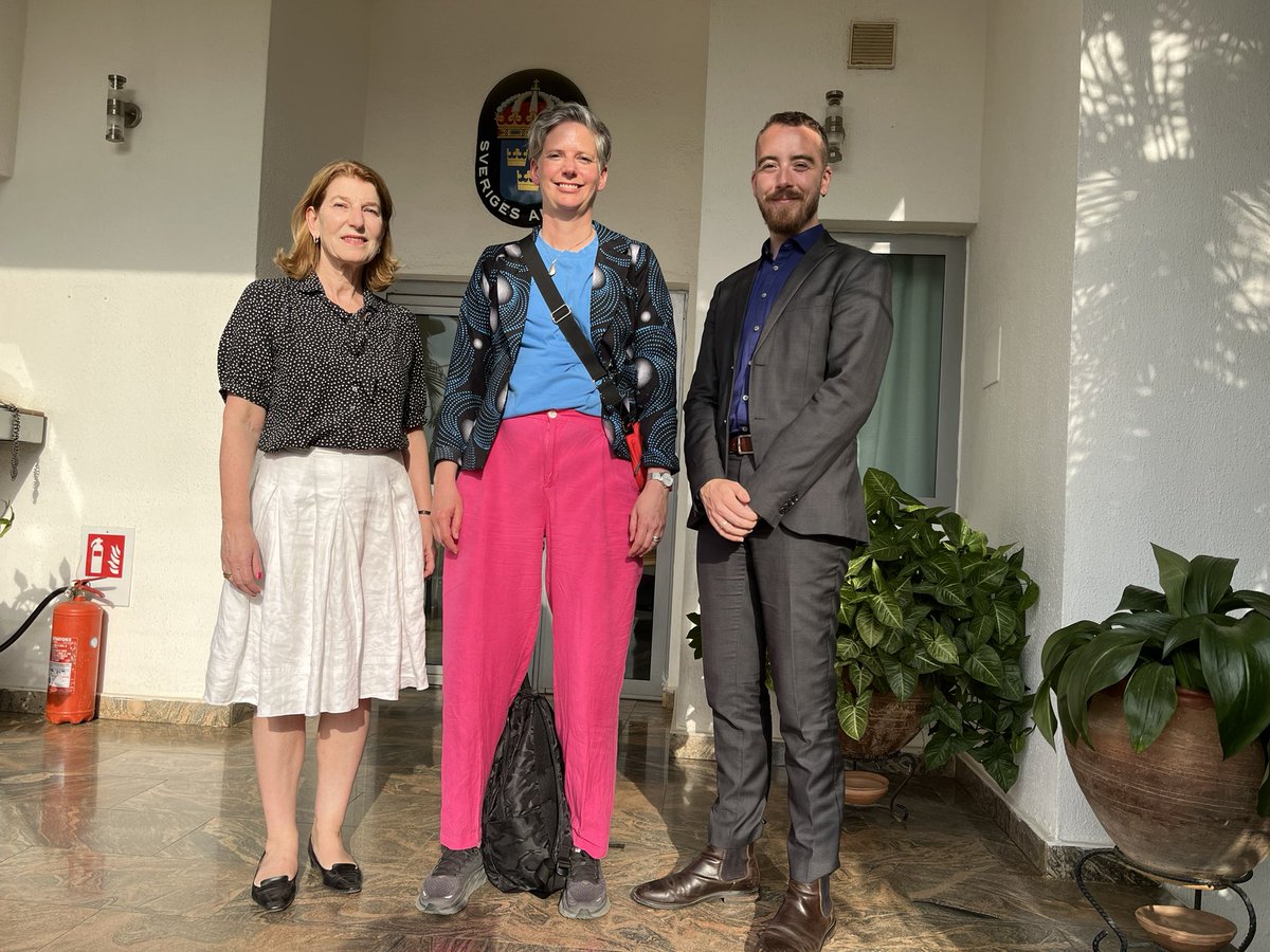 Thank you <a href="/SWEambNigeria/">Annika Hahn-Englund</a> for a good talk today on <a href="/akademssr/">Akademikerförbundet SSR</a> <a href="/PSIglobalunion/">Public Services International @psiglobalunion.bsky</a> and <a href="/uniontounion/">Union to Union</a> project on IDP’s labour and human rights