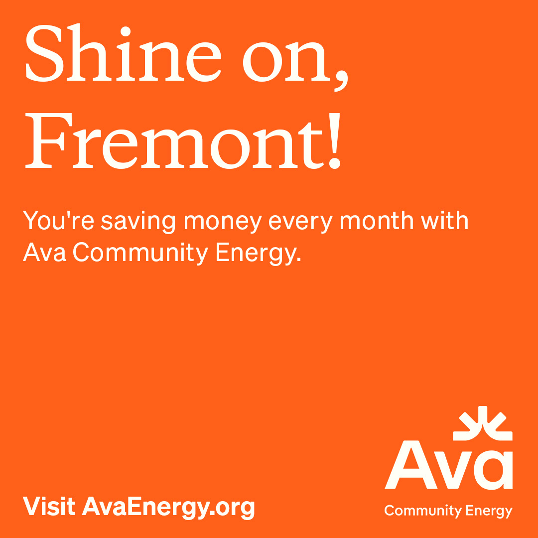 If you live in @Fremont_CA, you’re not only saving 5% over PG&E rates with Ava Community Energy (formerly EBCE), but you’re leading the way towards a greener future. Wonder how it works? Learn more: AvaEnergy.org/ShineOn #CleanEnergy #Renewables
